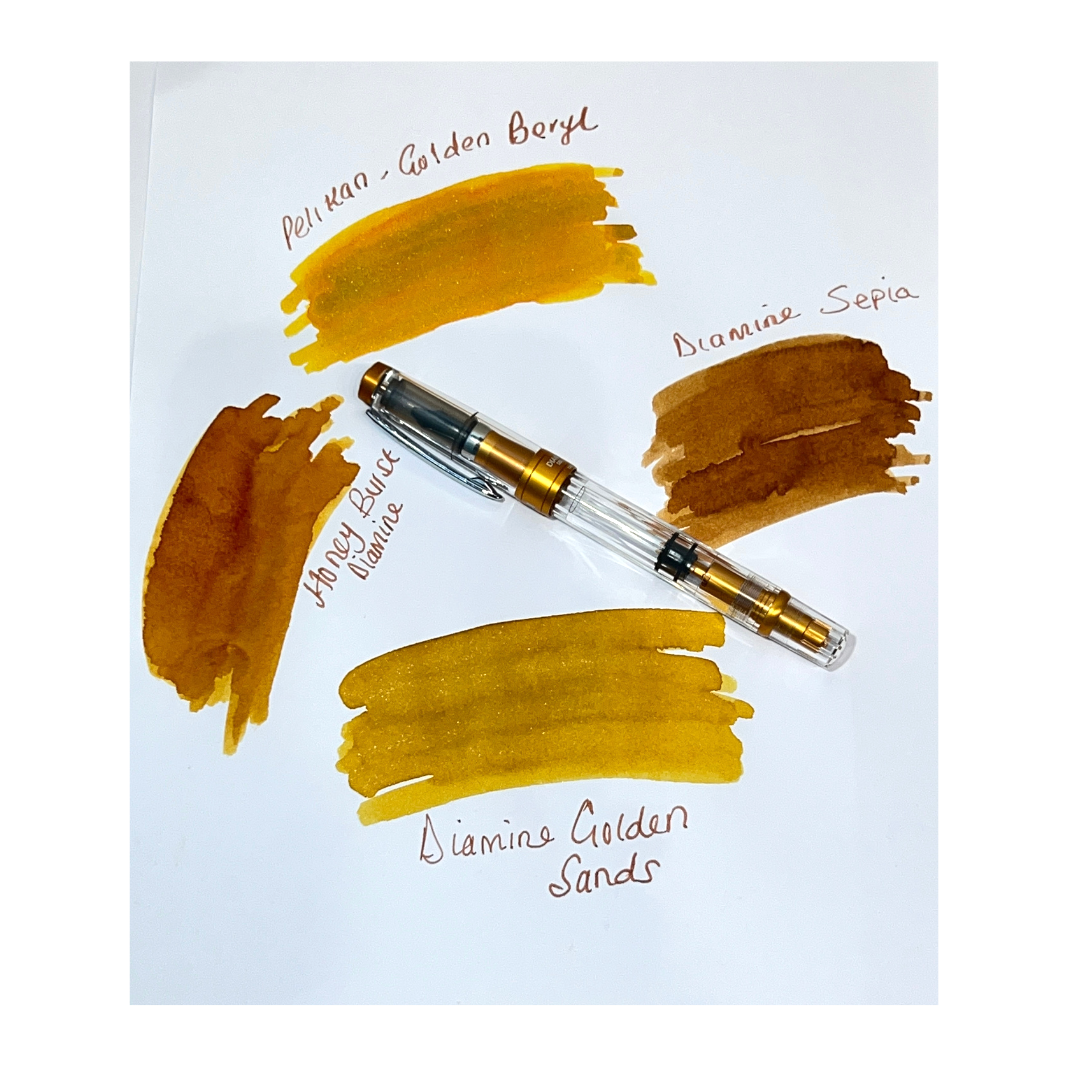 TWSBI Diamond 580ALR Sunset Yellow fountain pen (Pre-order)