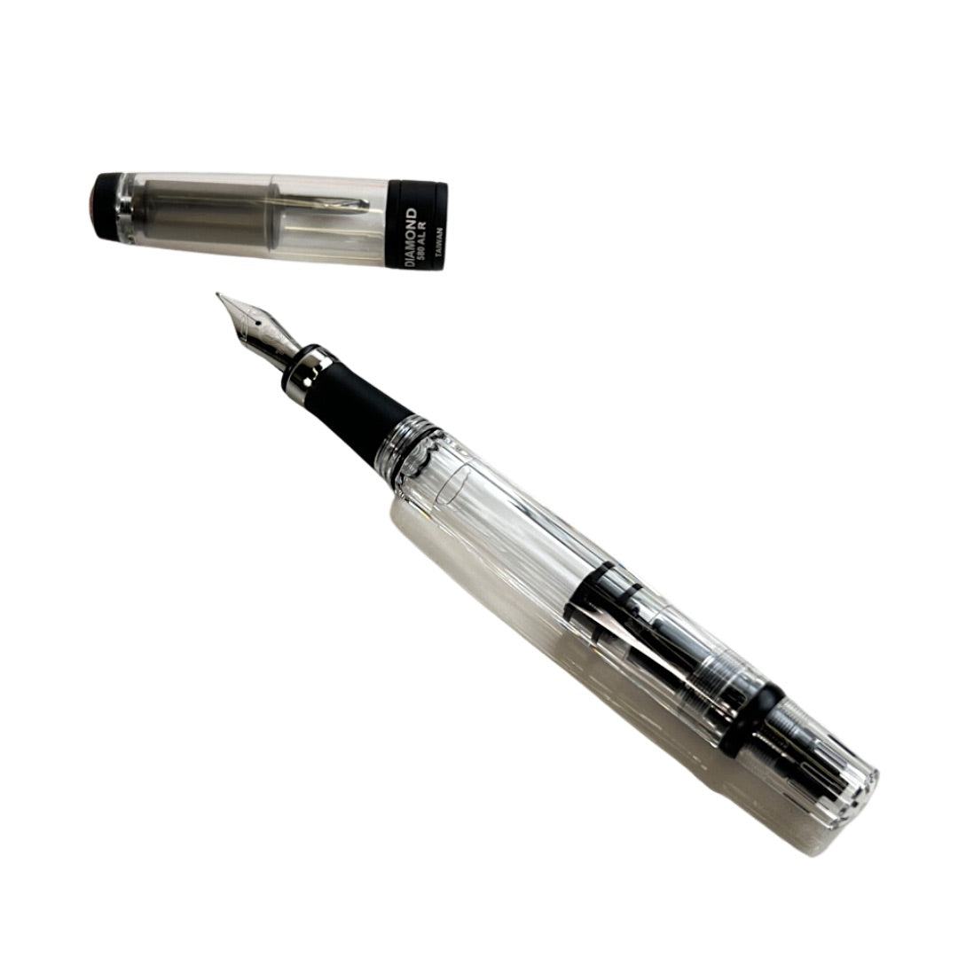 TWSBI Diamond 580 ALR Fountain Pen Black - Blesket Canada