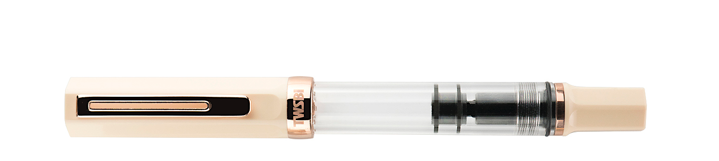 TWSBI ECO Creme w/ RoseGold Trim - Blesket Canada