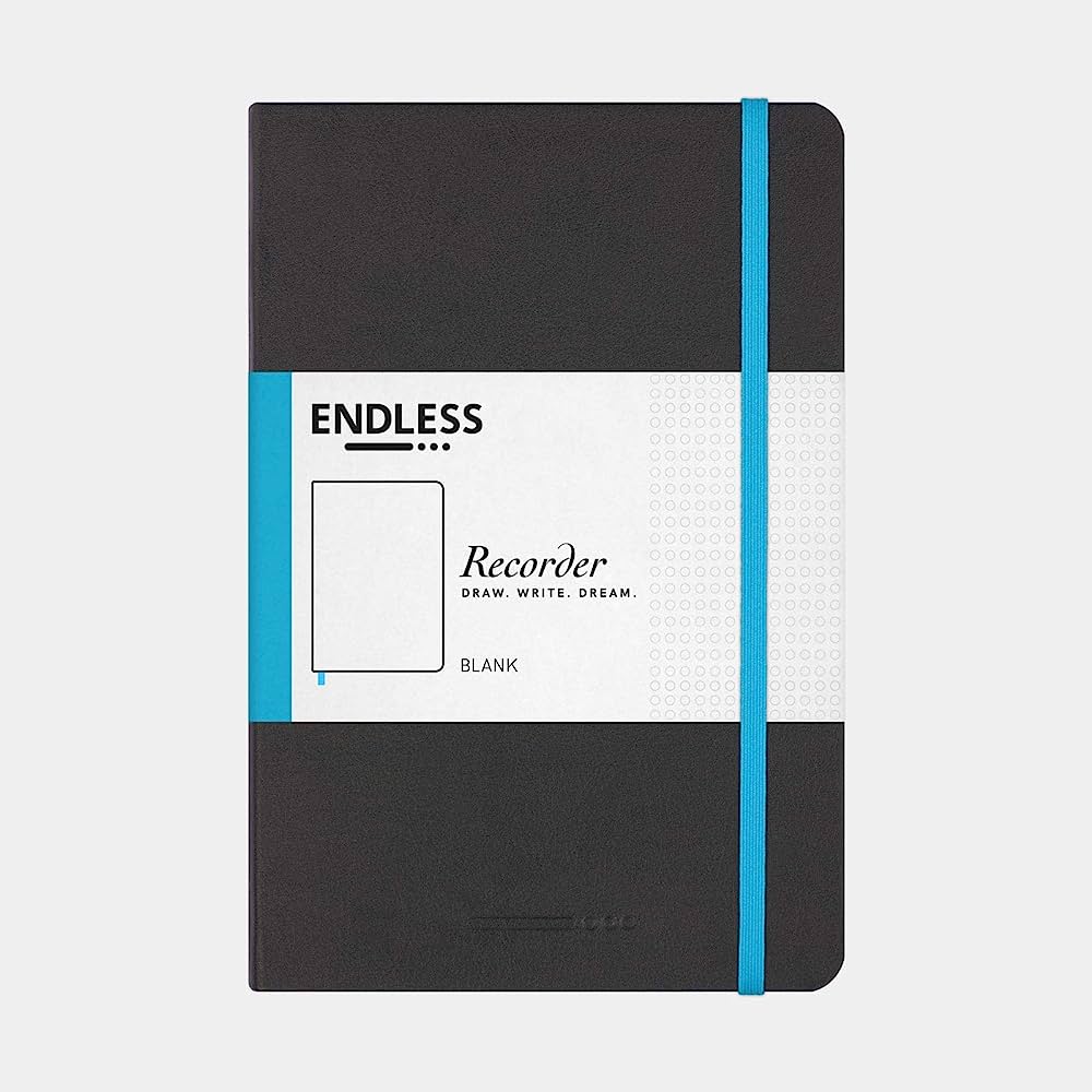 Endless Recorder Tomoe River A5 Notebook Blank - Black - Blesket Canada