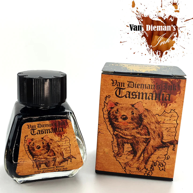 Van Dieman's Tasmania 30ml Ink Bottle - Leatherwood Honey - Blesket Canada