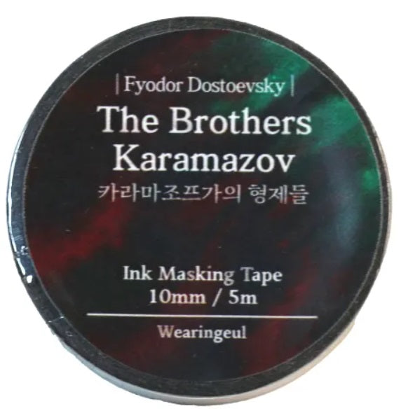 Wearingeul Ink Masking Tape - World Literature Series - The Brothers Karamazov - Blesket Canada