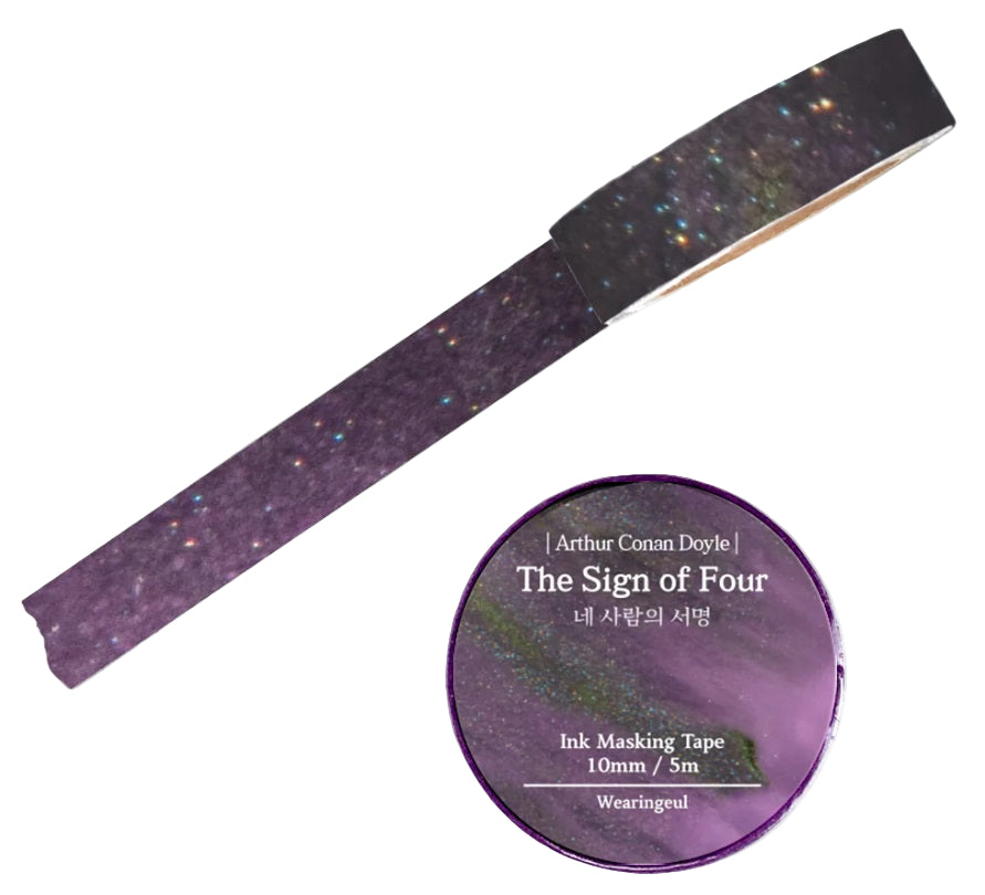 Wearingeul Ink Masking Tape - World Literature Series Part 2 - The Sign of Four - Blesket Canada
