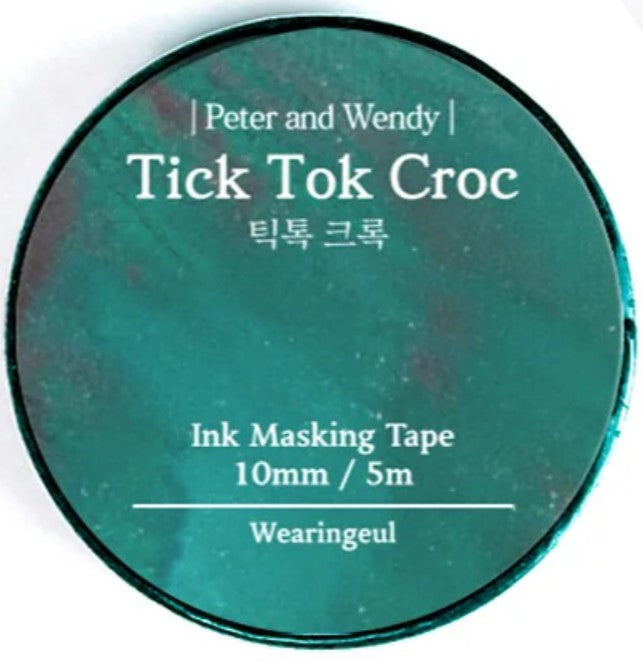 Wearingeul Ink Masking Tape - World Literature Series Part 2 - Tick Tok Croc - Blesket Canada