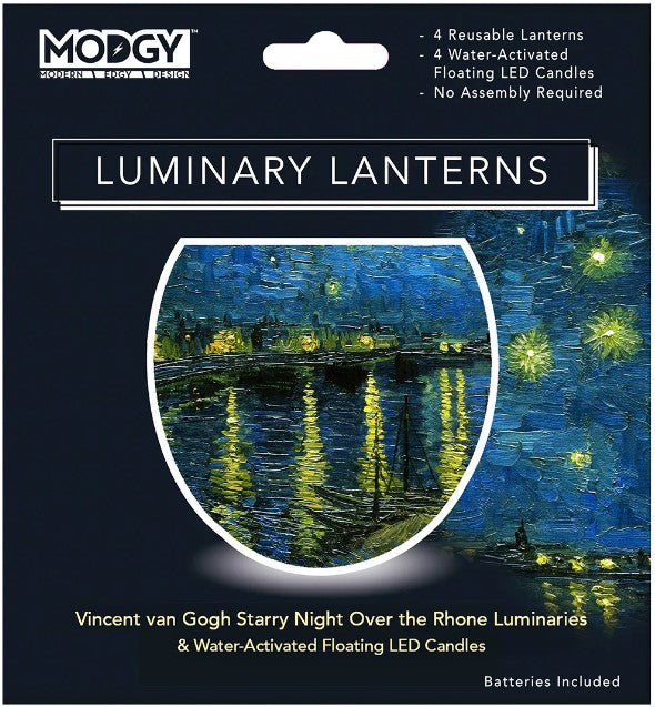 Modgy -  Vincent Van Gogh Luminary Lanterns - 4pc - Blesket Canada