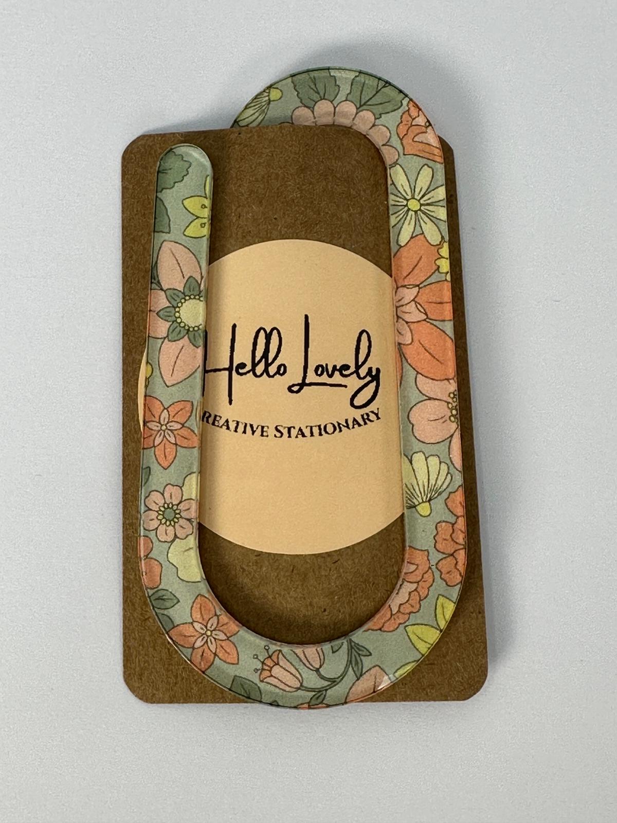 Hello Lovely Creative Stationery Bookmark Clip - Blesket Canada