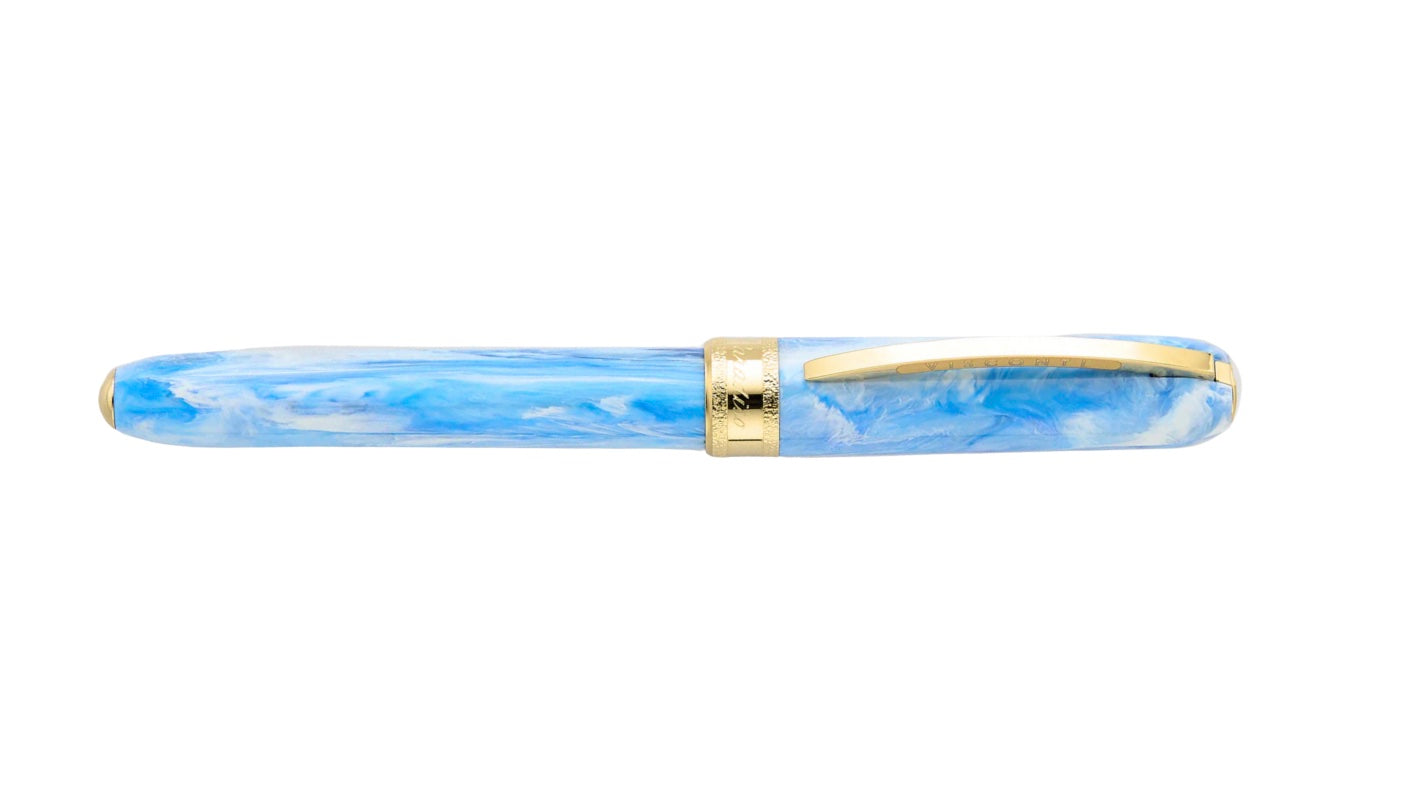 Visconti Divina Comedia Paradiso Fountain Pen (Blue/White) - Blesket Canada