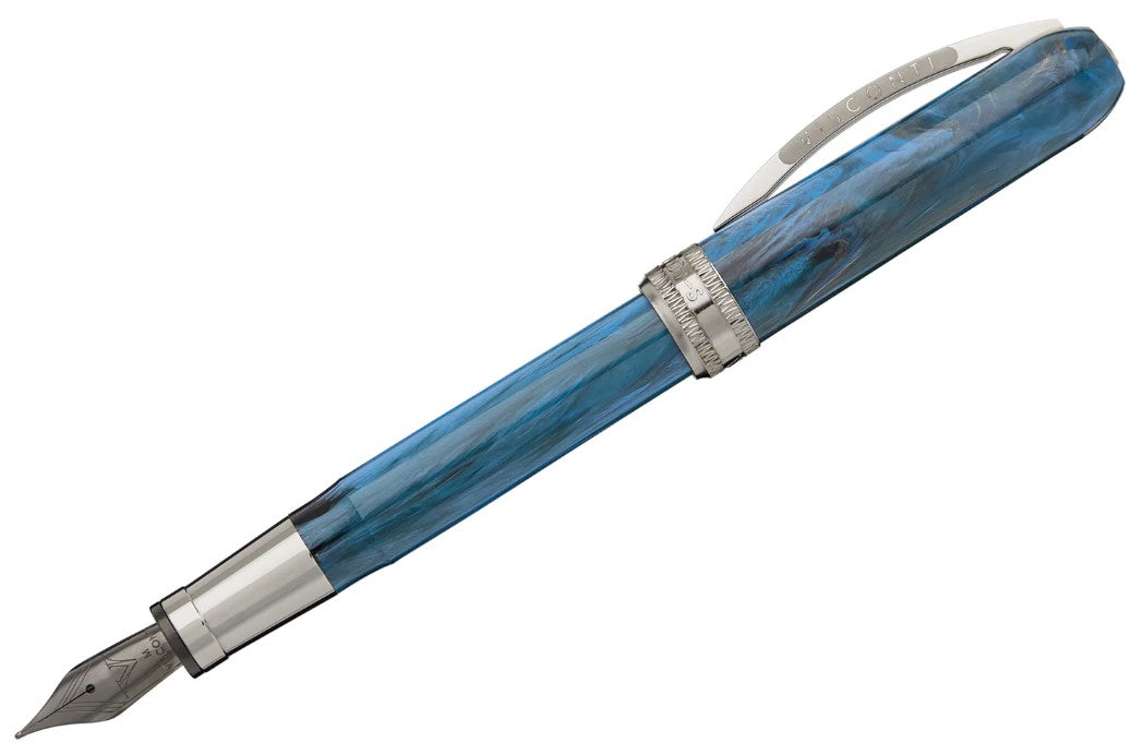 Visconti Rembrandt S Light Blue Steel Fountain Pen - Blesket Canada