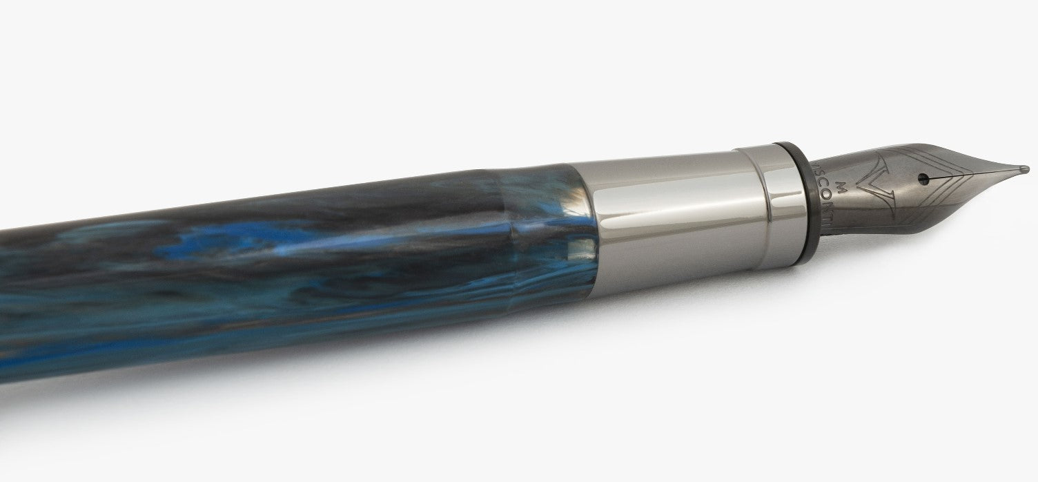 Visconti Rembrandt S Light Blue Steel Fountain Pen - Blesket Canada