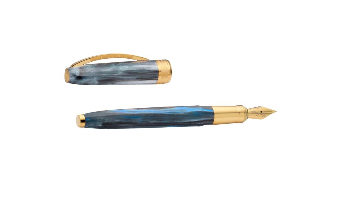Visconti Van Gogh  Impressionist Fountain Pen  with Gold Trim - The Prisoner's Round - Blesket Canada