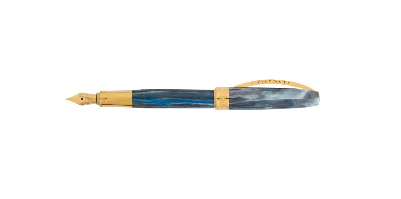 Visconti Van Gogh  Impressionist Fountain Pen  with Gold Trim - The Prisoner's Round - Blesket Canada