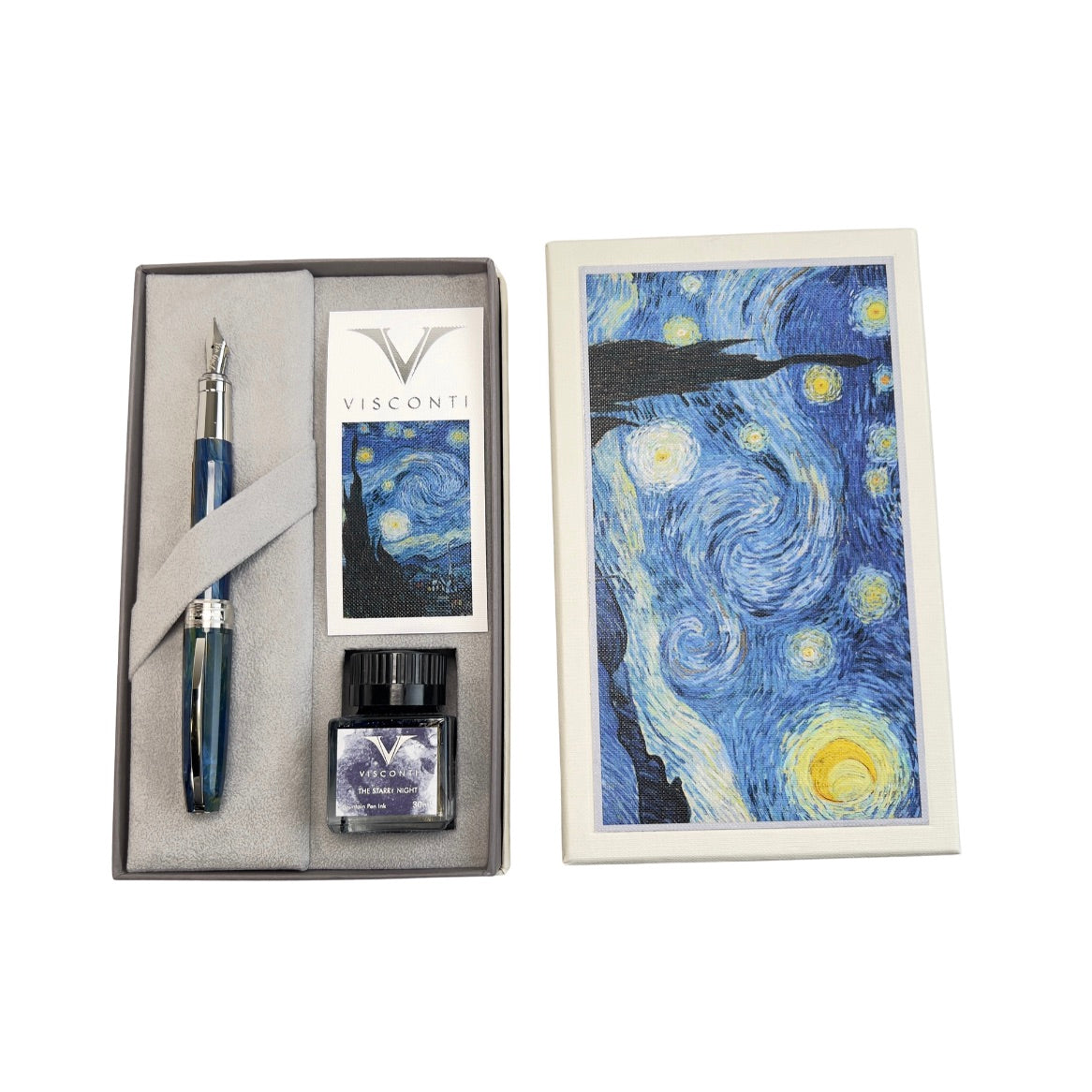 Visconti Impressionist Starry Night Fountain Pen with Ink Set - Blesket Canada