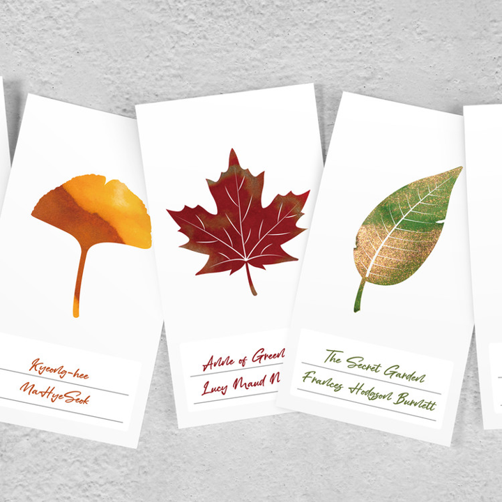 Wearingeul Leaf Color Swatch - 50 Cards - Vertical - Blesket Canada