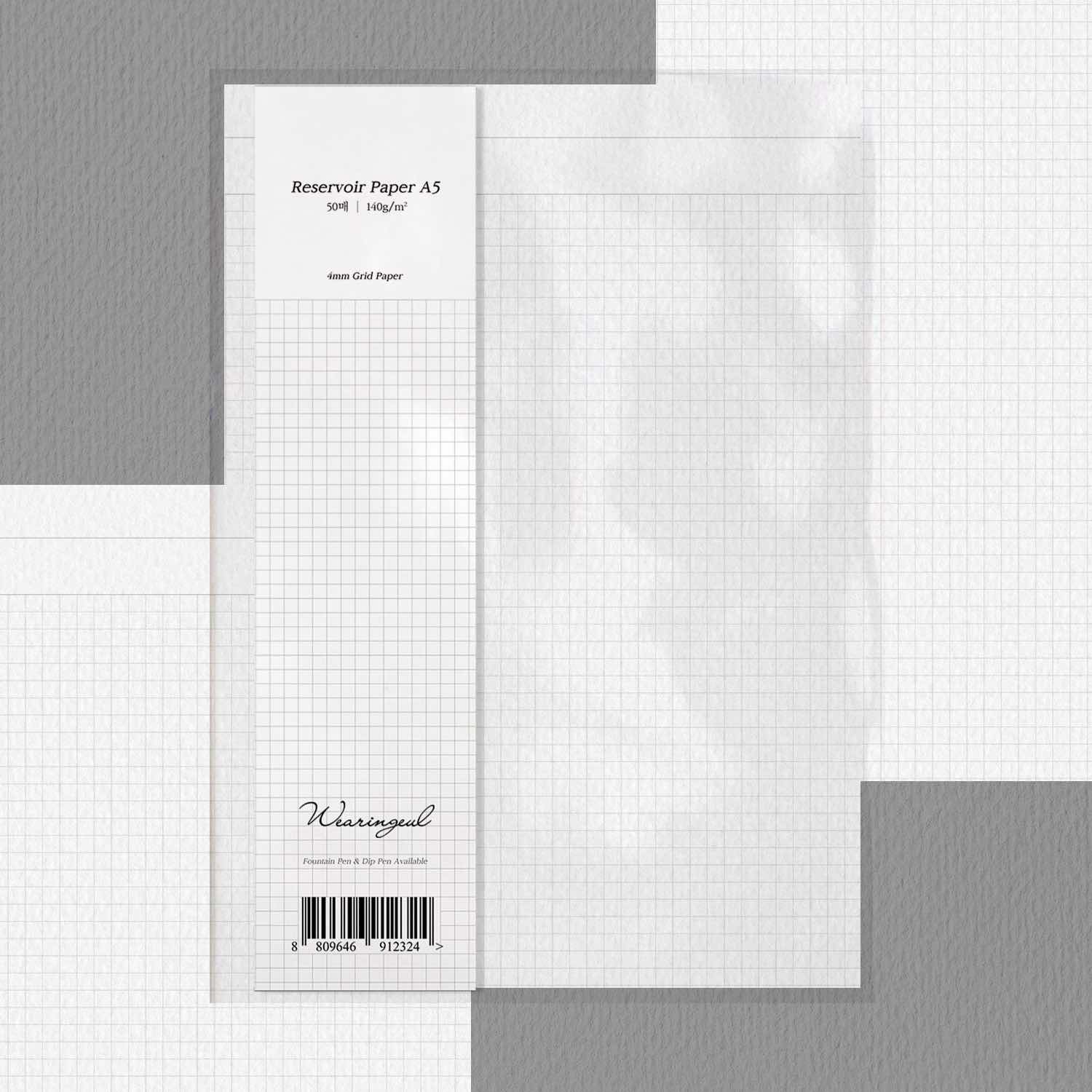 Wearingeul Reservoir Paper A5 Notepad Grid - Blesket Canada