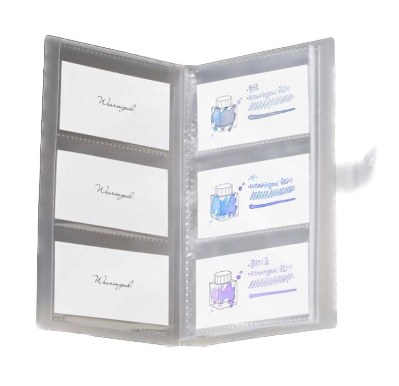 Wearingeul Transparent Color Swatch Card Binder Light - Blesket Canada