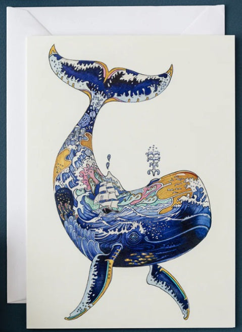 The DM Collection - Everyday Greeting Card - Whale - Blesket Canada