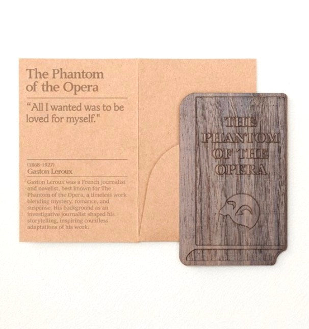 Wearingeul Wooden Bookmark - The Phantom of the Opera - Blesket Canada