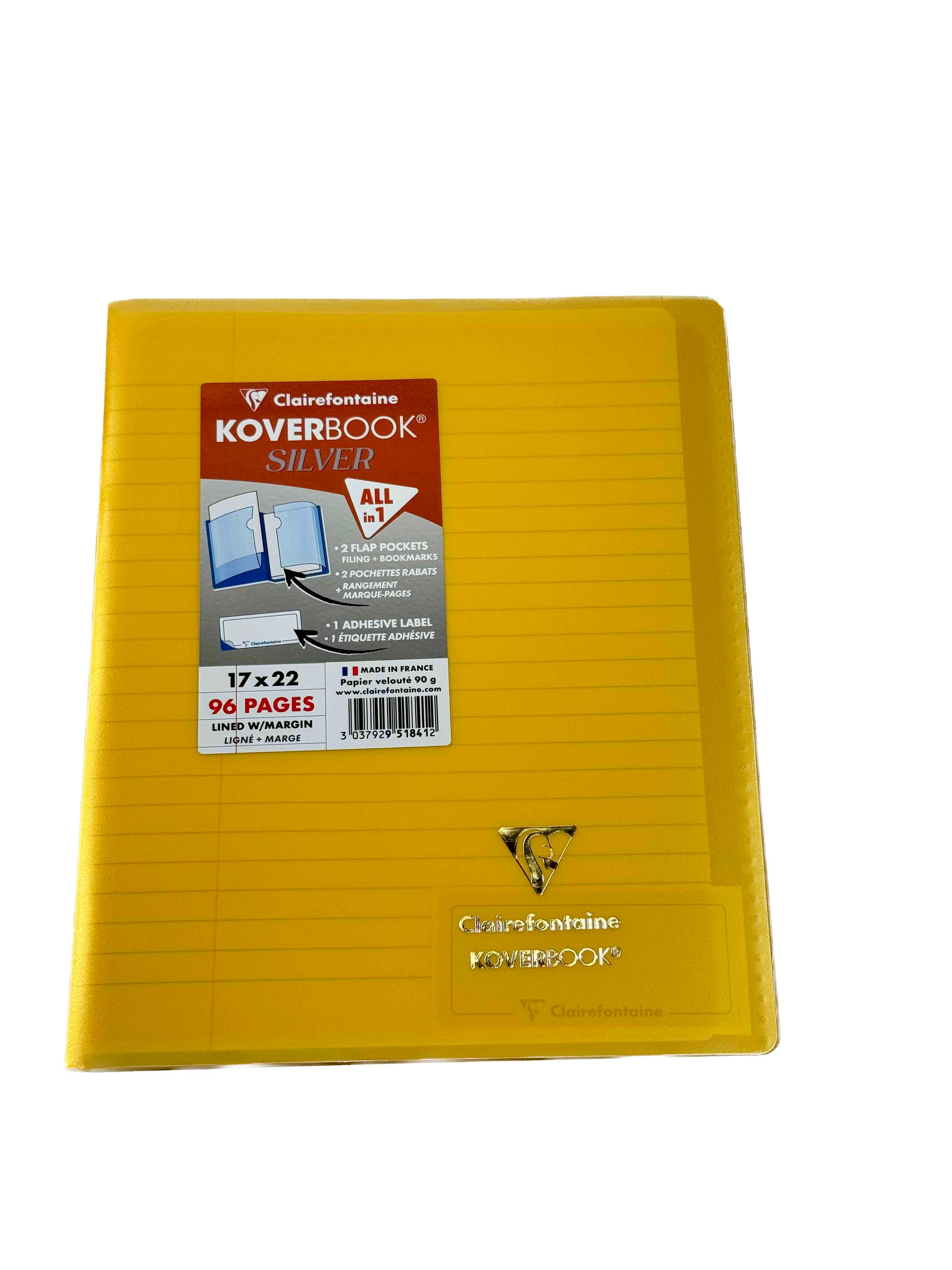 Clairefontaine Koverbook Silver Notebook - All in 1 - Blesket Canada