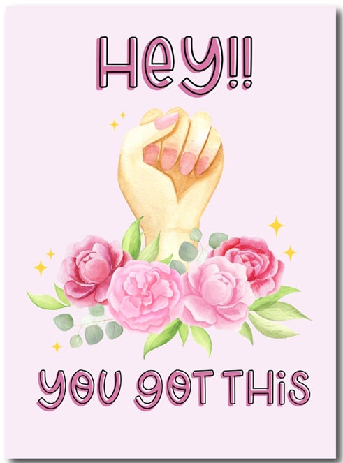 Only Happy Things Stationery Postcard - You Got This - Blesket Canada
