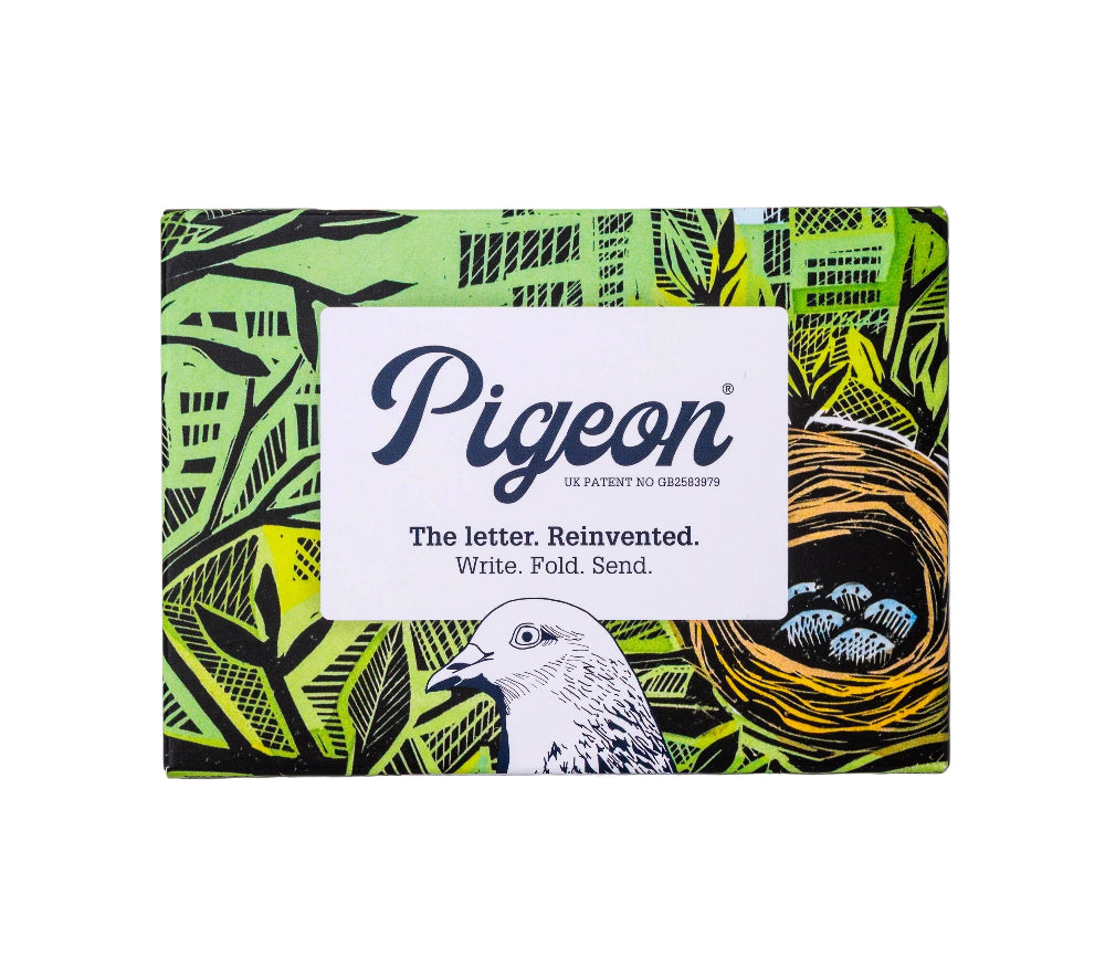 Wonderfully Wild Pigeon, Nature-inspired Folding Letters x 6 - Blesket Canada