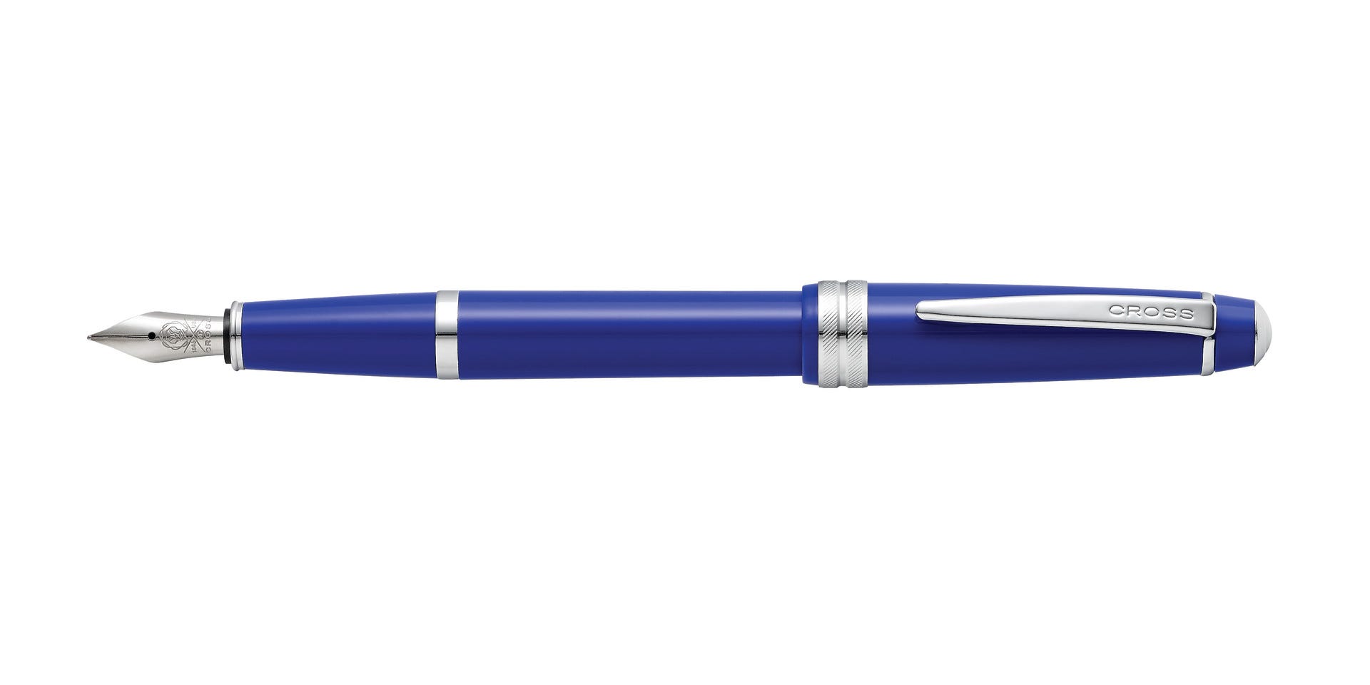 Cross Bailey Light Blue Resin W/ Chrome Fountain Pen - Blesket Canada