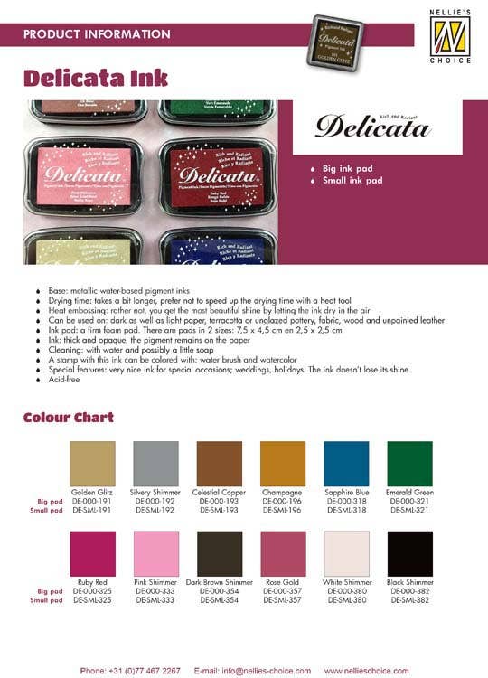Tsukineko Delicata Pigment Ink Pad