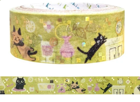 Mind Wave Masking Tape Foil Stamping – Cat Interior - Blesket Canada