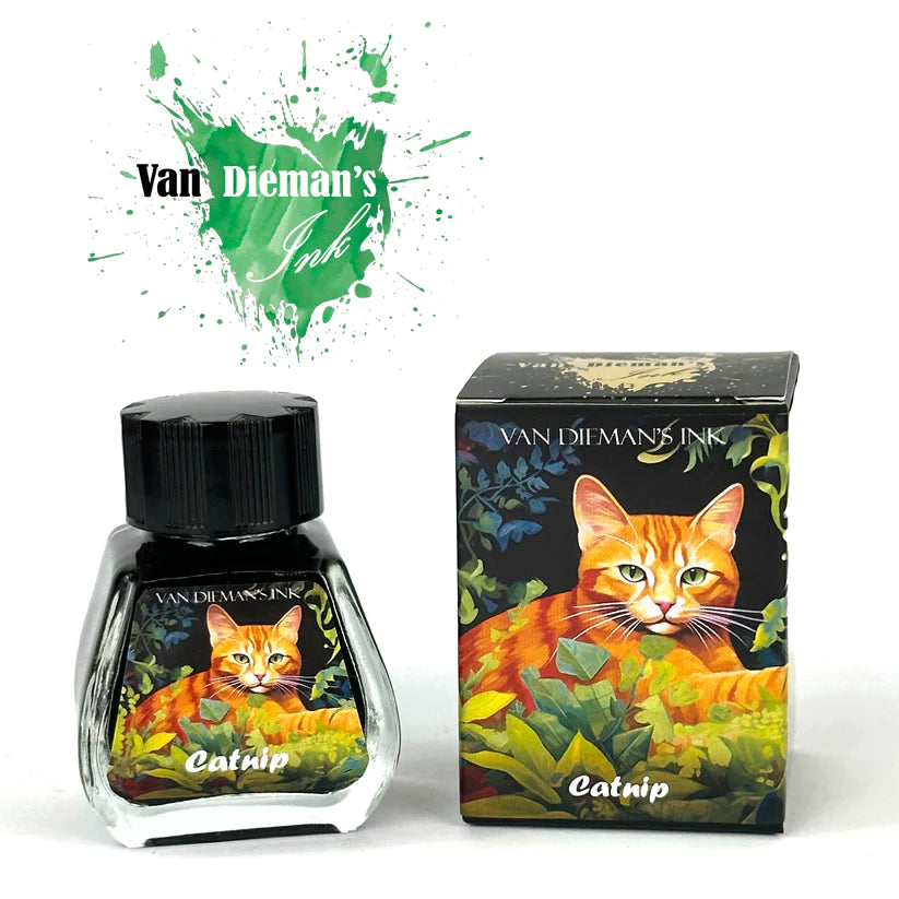 Van Dieman's Feline - Catnip 30ml Fountain Pen Ink - Blesket Canada