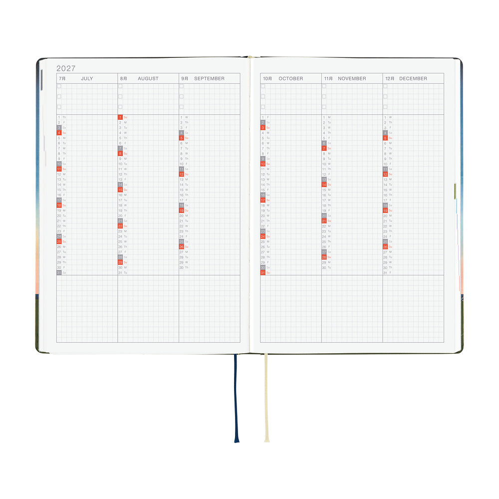 Hobonichi Techo 2027 HON Hiroko Kubota: String Telephone Until the Moon is Full [ENG/A5 HON/Jan Start] - Blesket Canada