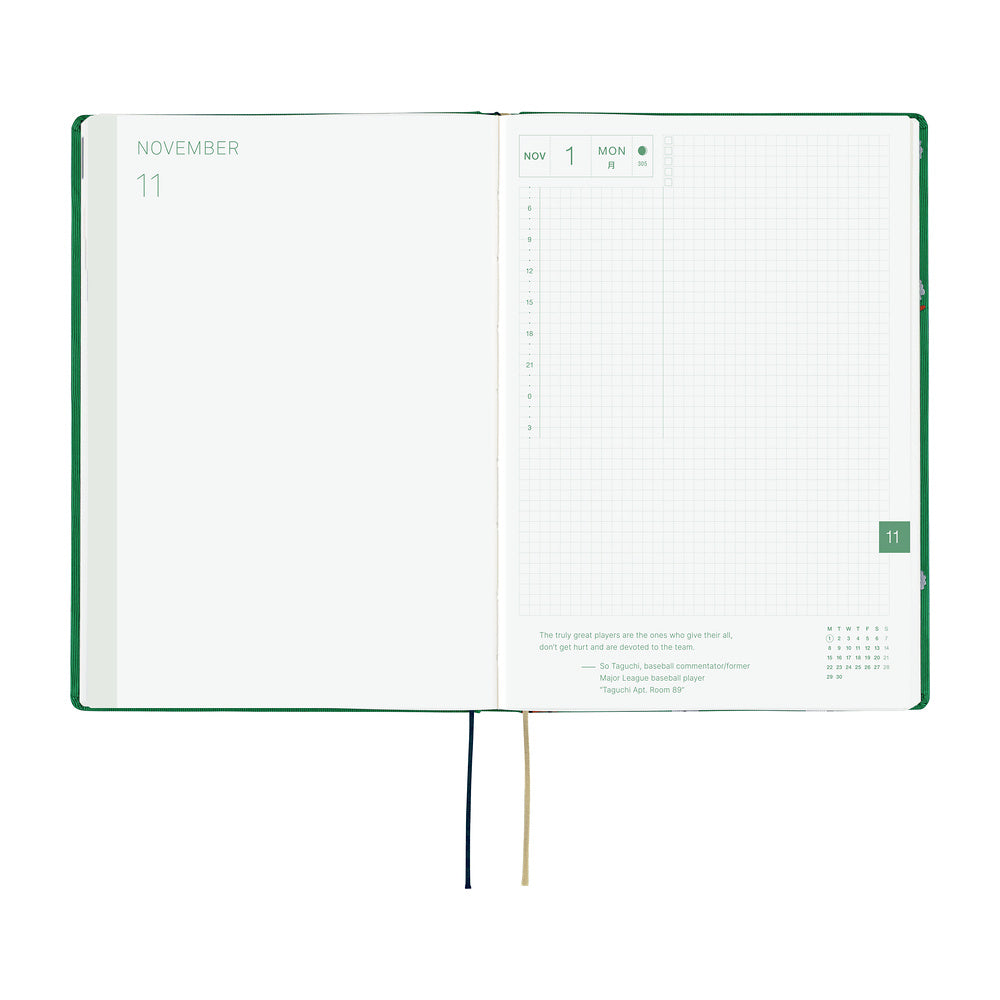 Hobonichi Techo 2027 HON Bow & Tie: Sheep Sheep Sheep [ENG/A6 HON/Jan Start] - Blesket Canada