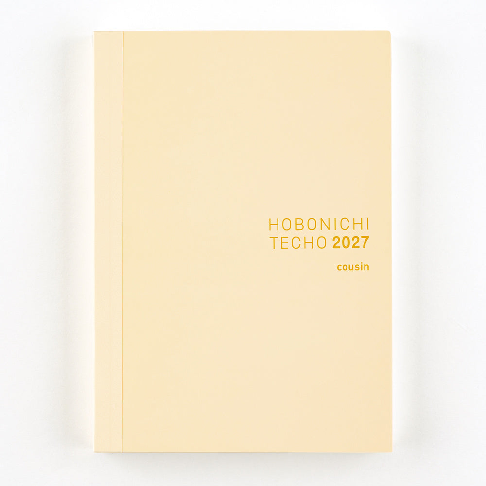 Hobonichi Techo 2027 Cousin Book [ENG/A5/Daily/Jan Start/Mon Start] Planner Refill - Blesket Canada
