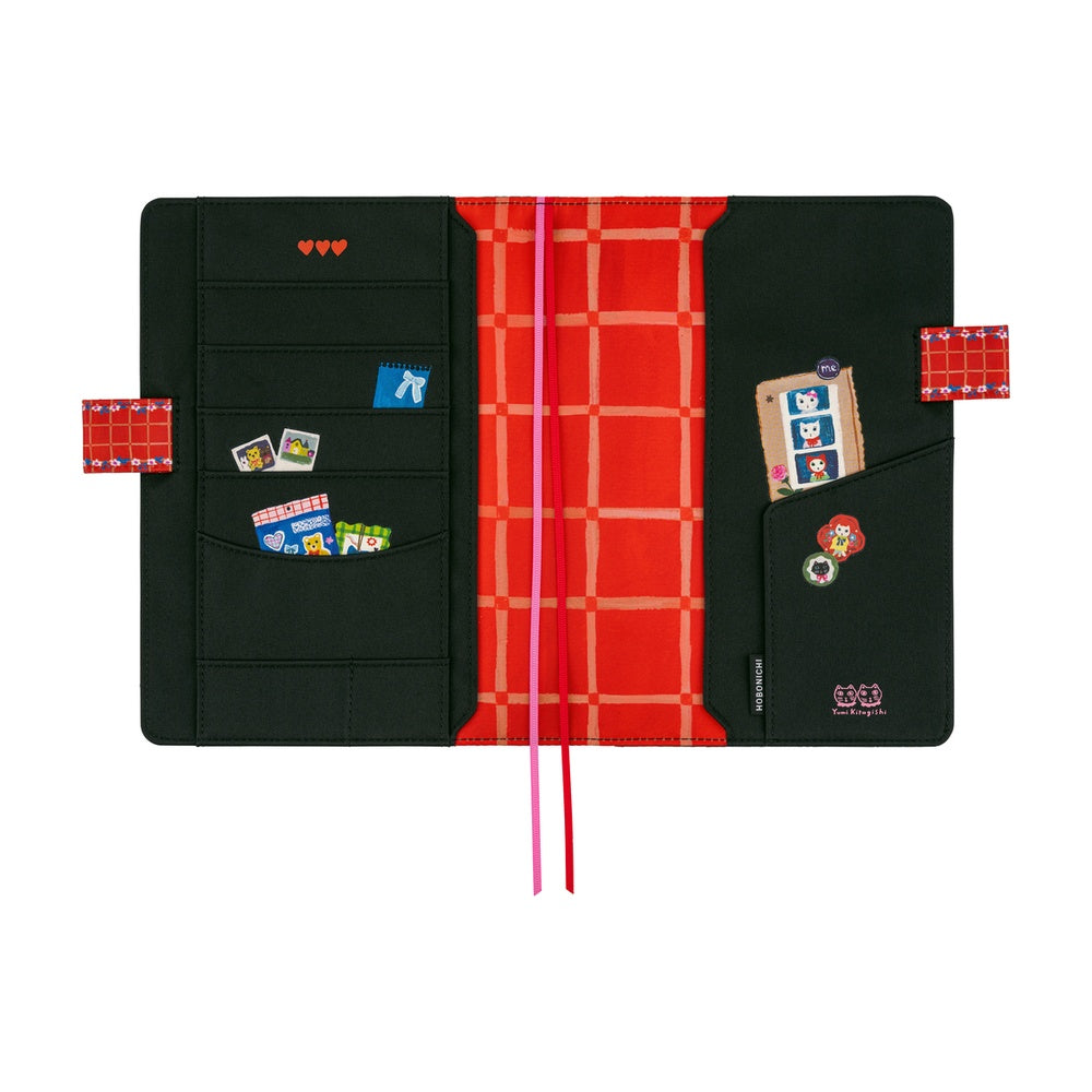 Hobonichi 2026 Yumi Kitagishi White Cats Daily Life Book Cover A5 - Blesket Canada