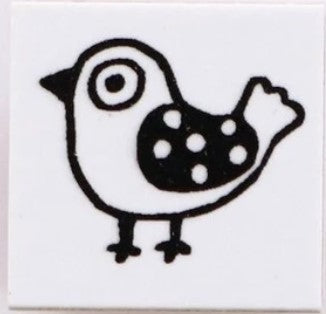 SANBY Yumi Kitagishi Collaboration Chibi Stamp – Bird - Blesket Canada