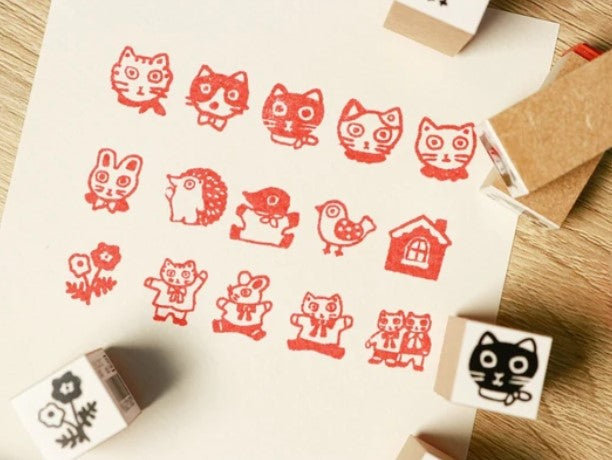 SANBY Yumi Kitagishi Collaboration Chibi Stamp – Bird - Blesket Canada