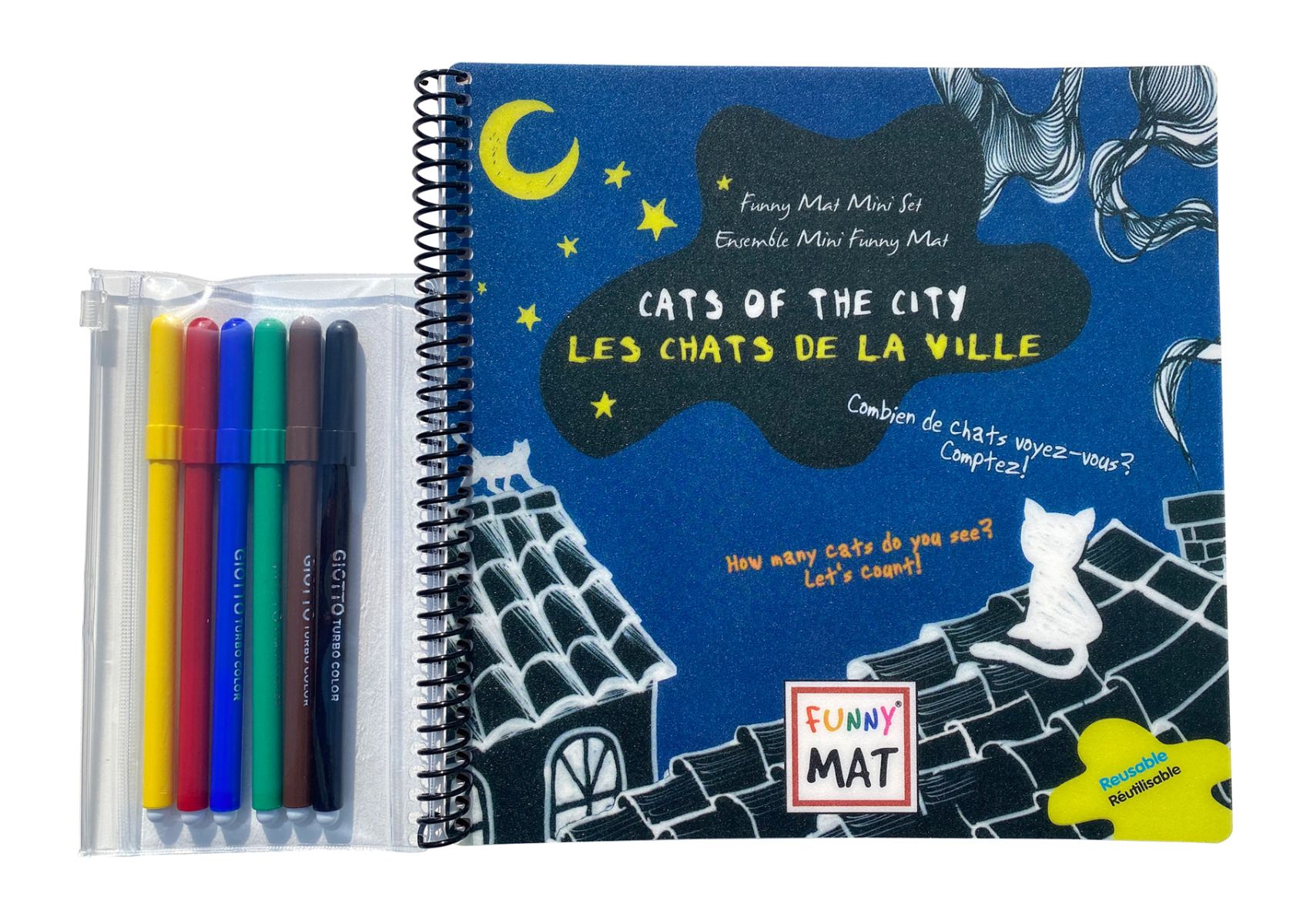 Funny Mat Mini Set - Cats Of The City - Blesket Canada