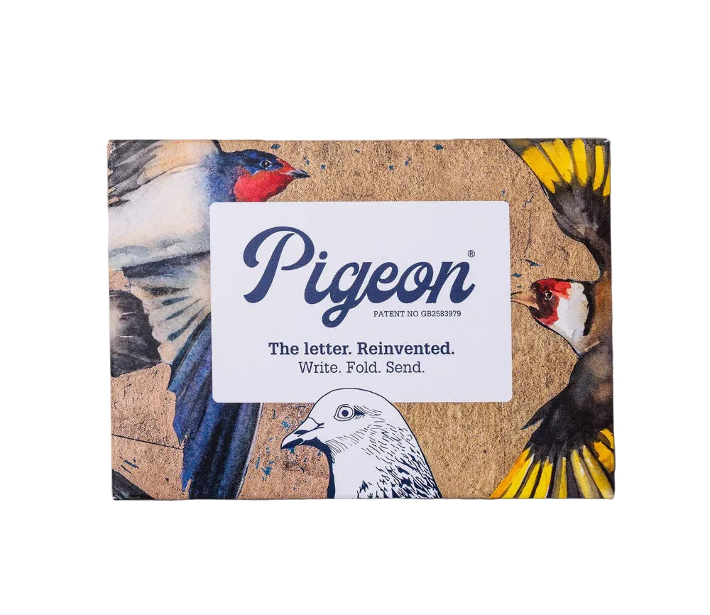 Golden Flight Pigeon, Folding Letter Set – Pack of 6 Letters - Blesket Canada