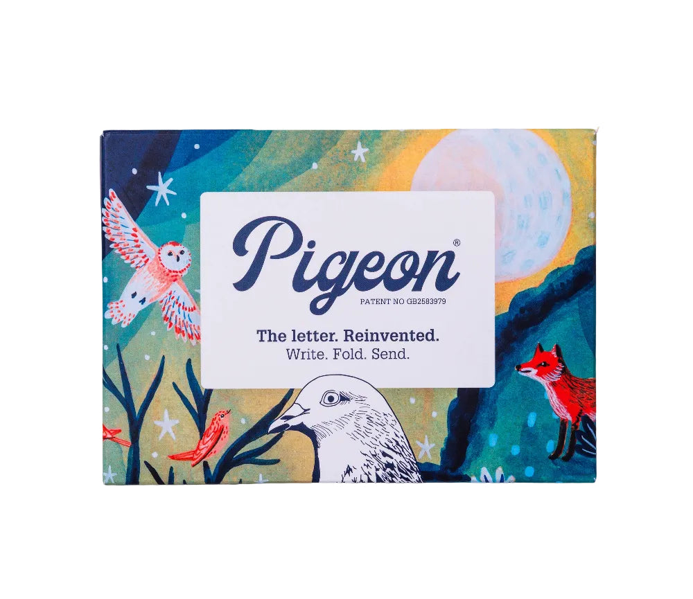 Harvest Moon Pigeon, Folding Holiday Letter Pack, Pack of 6 - Blesket Canada