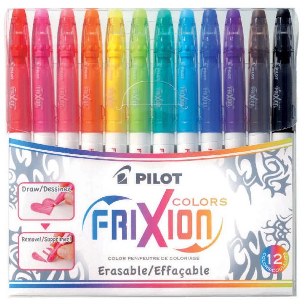 Pilot FriXion Erasable Color Markers (Set of 12) - Blesket Canada