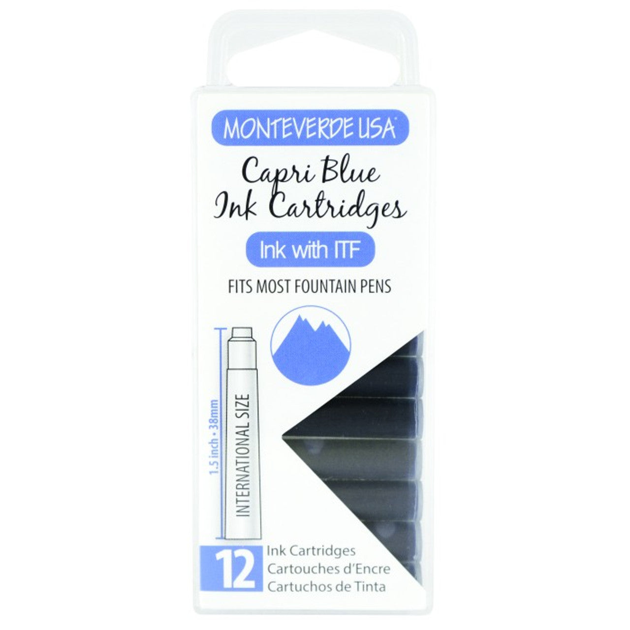 Monteverde Standard Cartridges - Pack of 12 - Blesket Canada