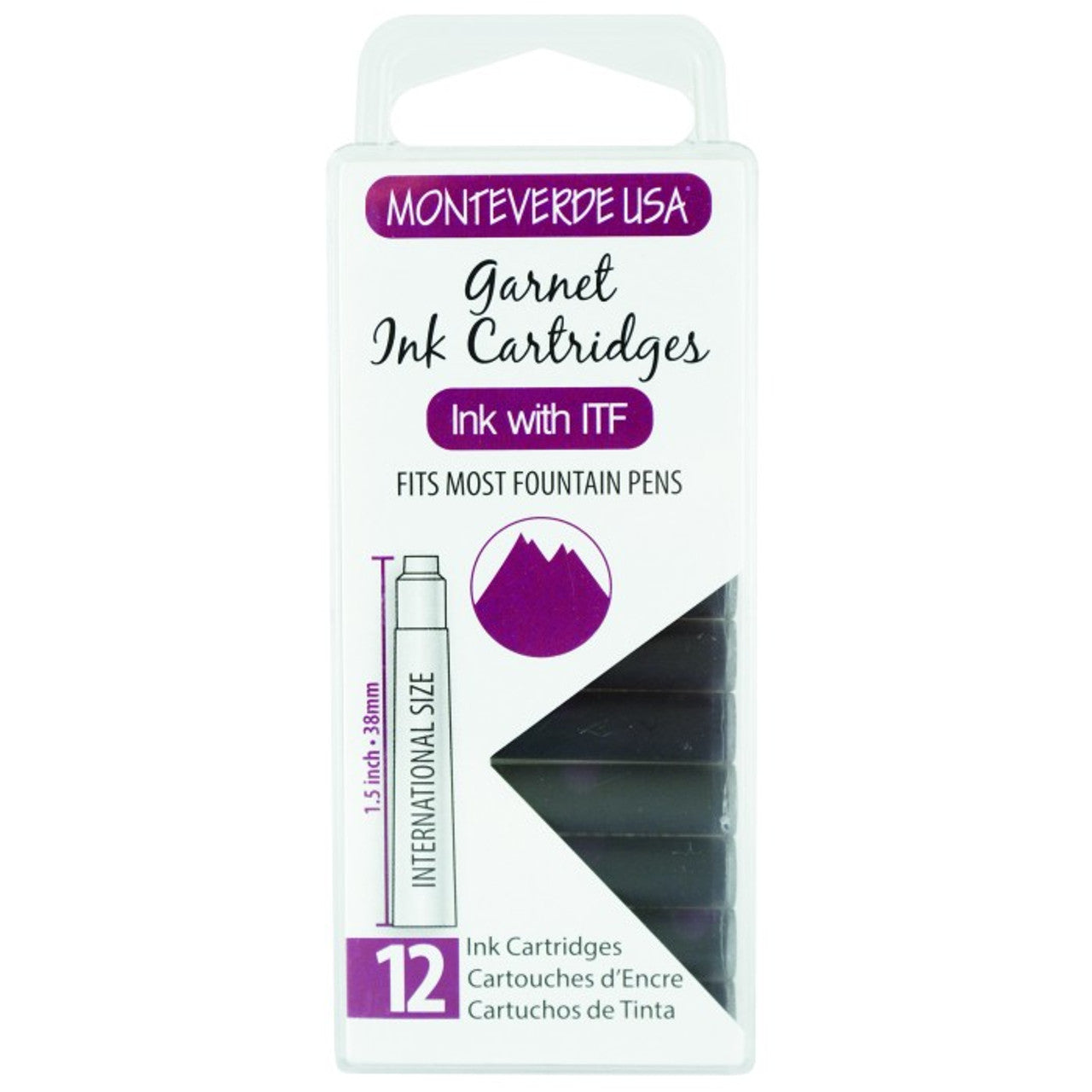 Monteverde Gemstone Cartridges - Pack of 12 - Blesket Canada