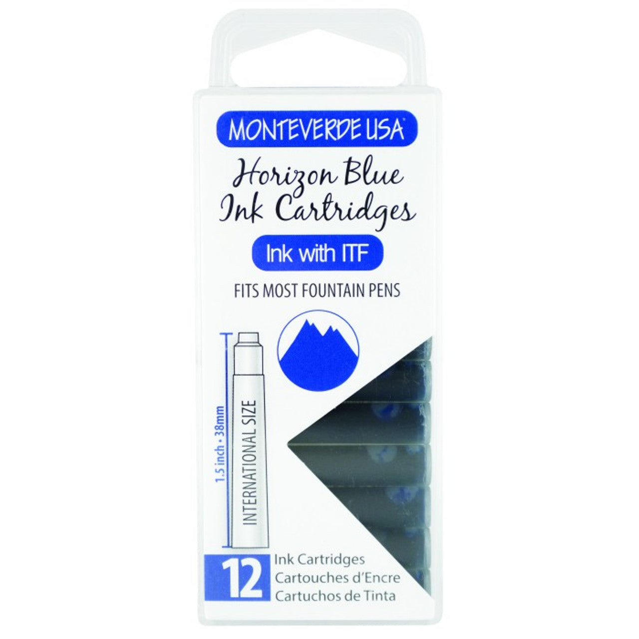 Monteverde Standard Cartridges - Pack of 12 - Blesket Canada