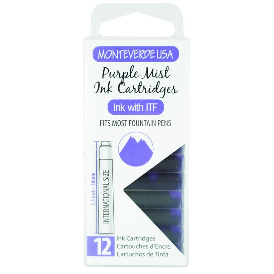 Monteverde Standard Cartridges - Pack of 12 - Blesket Canada