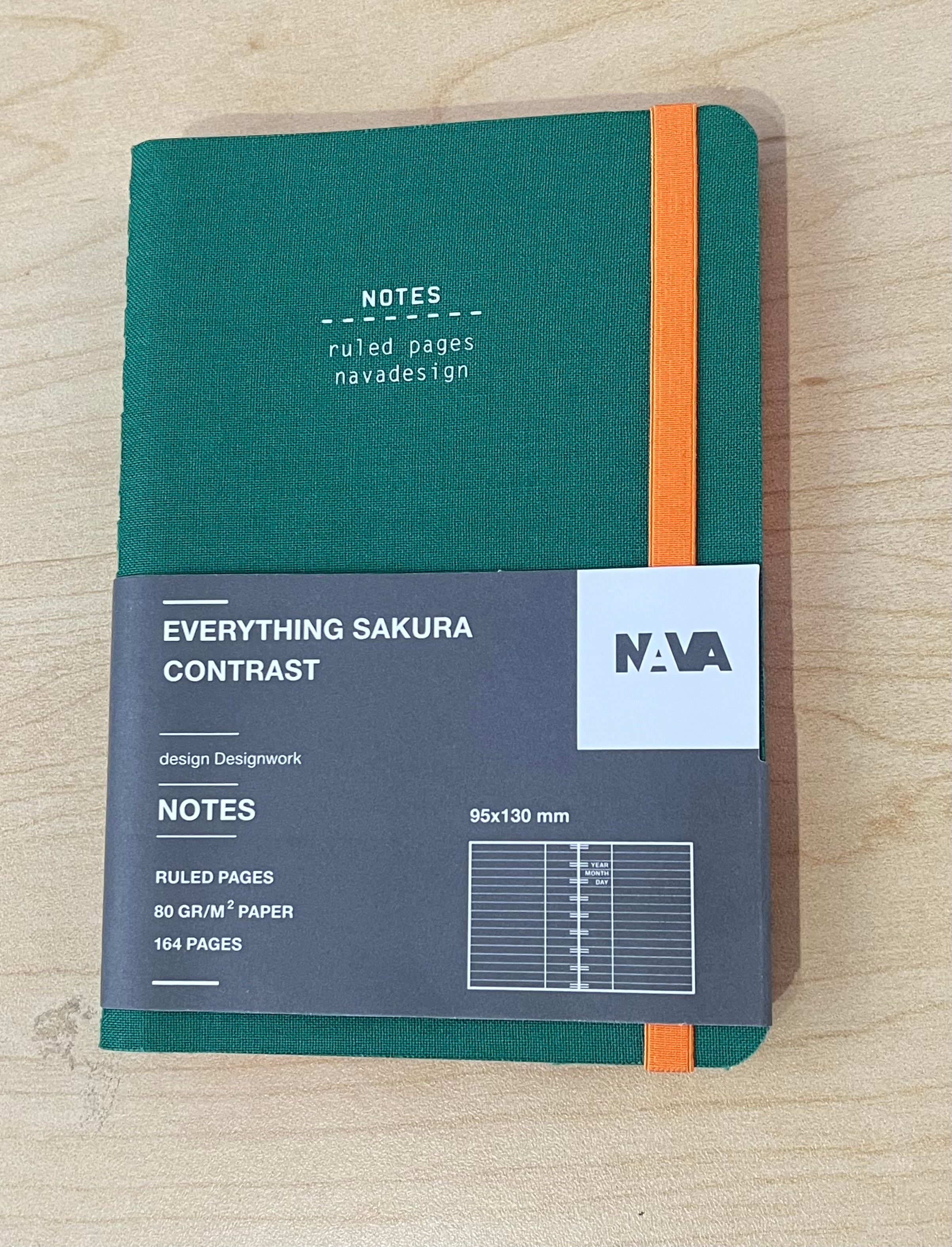 NAVA Everything Sakura Contrast A6 Pocket Notes- Blesket Canada