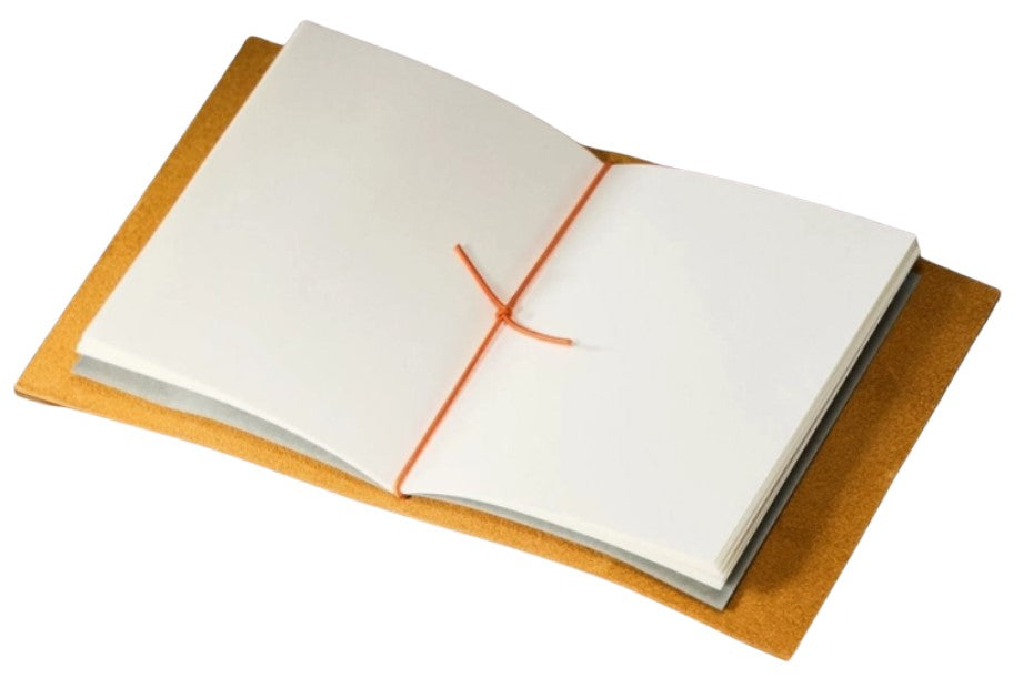 Paper Republic Grand Voyageur Leather Journal Pocket Size – Natural (Undyed) - Blesket Canada