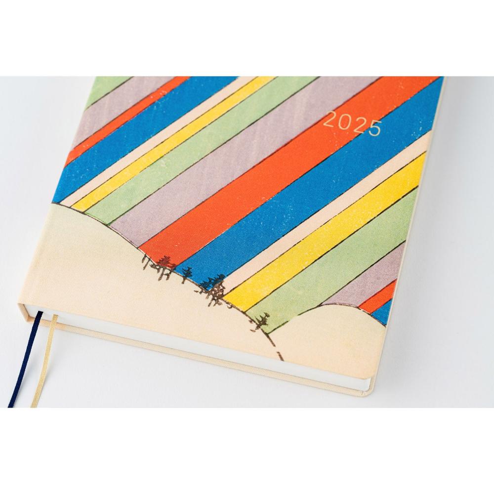 Hobonichi Techo 2025 HON - Unsodo: Bijutsukai (Rainbow) Planner (Daily) - A5 - Blesket Canada 