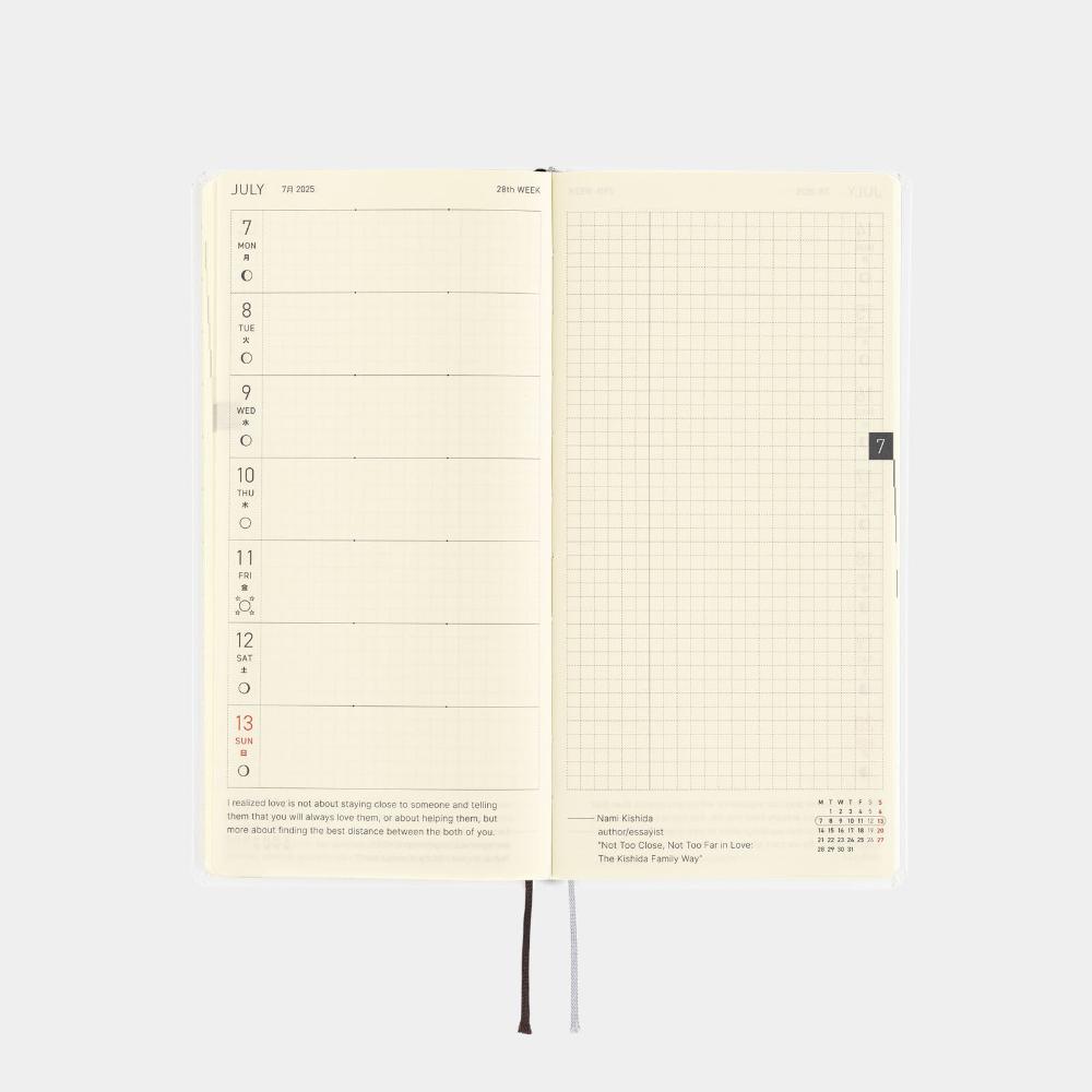 Hobonichi Techo 2025 Weeks (English Edition) - Masamune Kusano x Junaida: Through the Purple Night - Blesket Canada