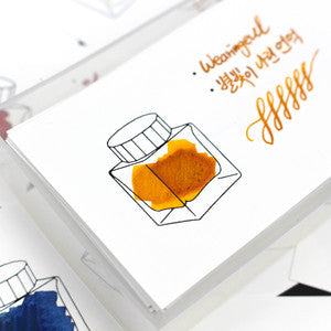 Wearingeul Ink Bottle Ink Swatch Card - Blesket Canada