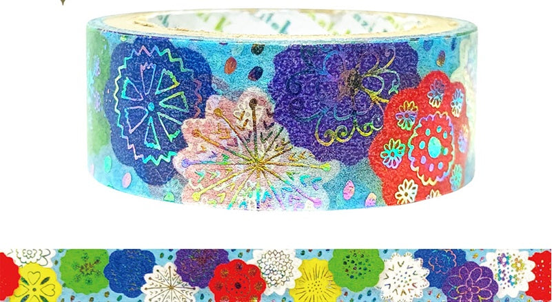 SEAL-DO Washi Tape - Rainbow Nijihana Foil (Shinzi Katoh) - Blesket Canada