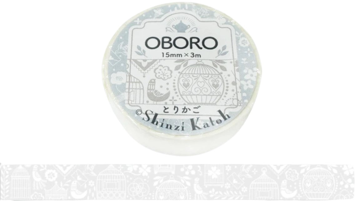Oboro Masking Tape - Tori Kagome (Bird Cage) - Blesket Canada