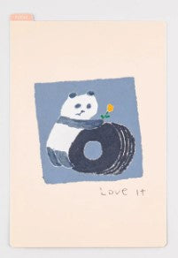 Hobonichi Pencil Board - A6 - Jin Kitamura: (Love it Panda) - Blesket Canada